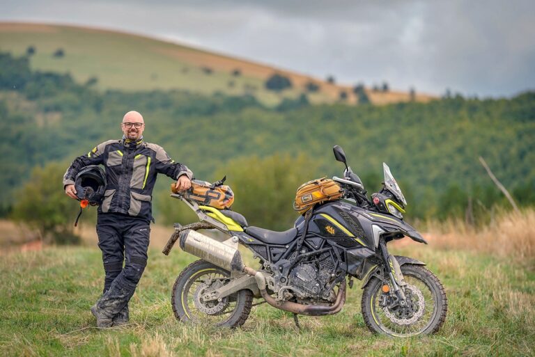 Uomo Mezzo Marco Cappelli, 2024-09, Monte Faeto (PG), Benelli TRK 702