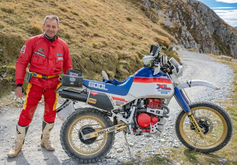 UomoMezzo Marco Varetti, 2025-10, Via del sale, HAT Legend, Honda XL 600 Im