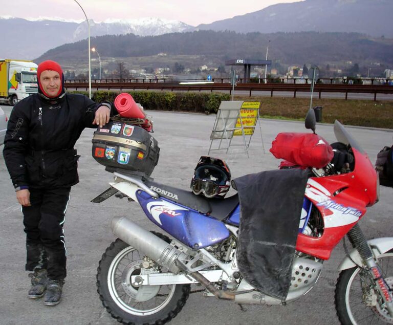 UomoMezzo di Stefano Carnelli, 2007-01, Elefantentreffen, Passo del Brennero (BZ), Honda XRV750 Africa Twin RD07