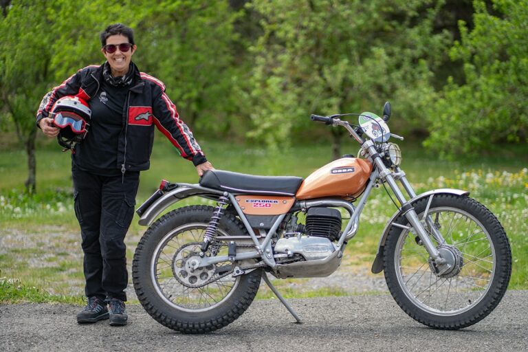 DonnaMezzo di Sabrina Apostoli, 2026-04, Iconica, Cuccaro (SP), Ossa 250 Explorer del 1975