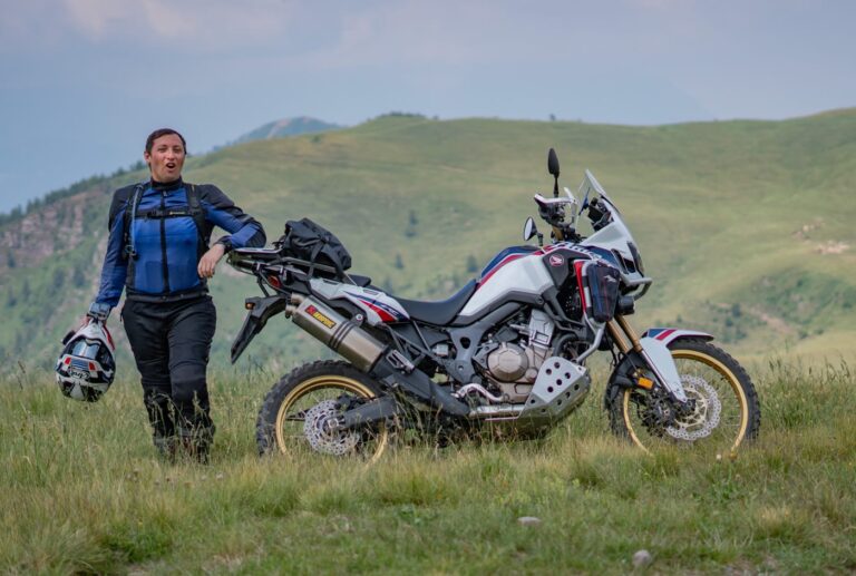 UomoMezzo di Leonardo Parolo, 2026-06, Coccodrillo Tour, Splaza di Montecampione (BS), Honda CRF1000L Africa Twin